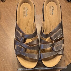 Clarks Women's Metallic  Sandals Merliah Karli